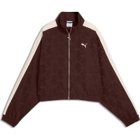 Jachetă damă Puma T7 Jacquard Woven Chocolate Brown, s.M imaginea #1 — magazin online Desire.md