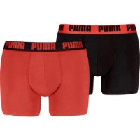 Мужские трусы Puma Everyday Basic Boxers 2P Red/Black, s.XL