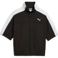 Jachetă damă Puma T7 Full Zip Short Sleeve Puma Black, s.S imaginea #1 — magazin online Desire.md