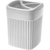 Pahar pentru periuțe de dinți Bytplast Econova Velvet Grey (45504)