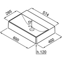 Lavoar Elleci PURO TOP 4060 White (BDPUT060WH40) imaginea #2 — magazin online Desire.md