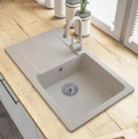 Chiuvetă de bucătărie Granitan TRENDY 765x448mm Beige imaginea #2 — magazin online Desire.md