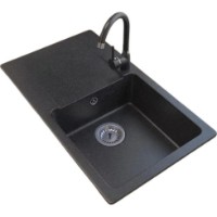 Кухонная мойка Granitan TRENDY 765x448mm Black dappled