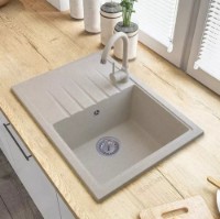 Chiuvetă de bucătărie Granitan CALYPSO 680x490mm Beige imaginea #3 — magazin online Desire.md