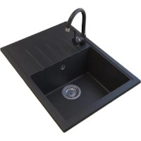 Кухонная мойка Granitan CALYPSO 680x490mm Black