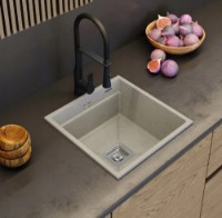 Chiuvetă de bucătărie Granitan EPIR 44 440x450mm Beige imaginea #3 — magazin online Desire.md