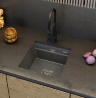 Chiuvetă de bucătărie Granitan EPIR 44 440x450mm Grey imaginea #3 — magazin online Desire.md