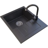 Кухонная мойка Granitan MILANO 574x464mm Black dappled