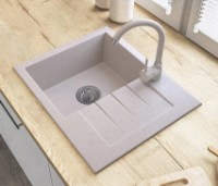 Chiuvetă de bucătărie Granitan MILANO 574x464mm Beige imaginea #3 — magazin online Desire.md