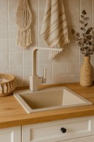 Baterie bucătărie Granitan NOOK BEIGE imaginea #3 — magazin online Desire.md