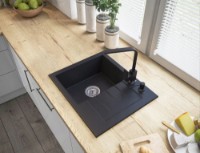 Baterie bucătărie Granitan NOOK BLACK imaginea #3 — magazin online Desire.md