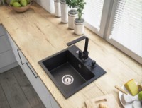 Baterie bucătărie Granitan NOOK BLACK DAPPLED imaginea #3 — magazin online Desire.md