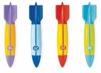 Jucărie pentru apă și baie Intex 6m+ 4pcs (55508)