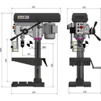 Mașină de găurit cu coloană Optimum 3020260SET imaginea #5 — magazin online Desire.md