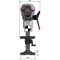 Mașină de găurit cu coloană Optimum 3020620T imaginea #5 — magazin online Desire.md