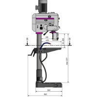 Mașină de găurit cu coloană Optimum 3034253 imaginea #4 — magazin online Desire.md
