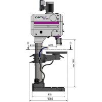Mașină de găurit cu coloană Optimum 3034265 imaginea #5 — magazin online Desire.md