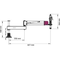 Mașină de găurit cu coloană Optimum DGP 16 (3081126) imaginea #2 — magazin online Desire.md