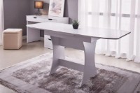 Обеденный стол Ambianta Cleo-3 1050x680x775mm Alb фото №3 — интернет-магазин Desire.md