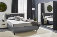 Dulap cu uşi glisante Ambianta HAPPY  1.8 m Grafit imaginea #3 — magazin online Desire.md