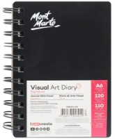 Sketchbook Mont Marte Visual Art Diary A6/60p (MSB0072)