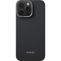 Husa de protecție Pitaka Ultra-Slim iPhone 16 Pro Pita Tab Black/Grey (KI1602PA)