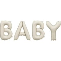 Balon PartyDeco Baby 140x43cm Beige (FB277T-013)