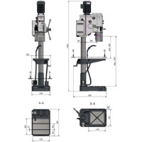 Mașină de găurit cu coloană Optimum DH 32GSV (3034245) imaginea #2 — magazin online Desire.md