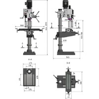 Mașină de găurit cu coloană Optimum DH 40CTP (3034352) imaginea #6 — magazin online Desire.md