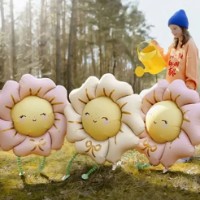 Balon PartyDeco Flower 104x104cm Pink (FB273-081RM) imaginea #2 — magazin online Desire.md