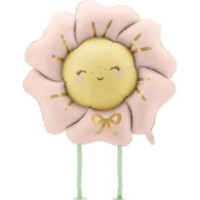 Balon PartyDeco Flower 104x104cm Pink (FB273-081RM)