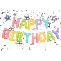 Balon PartyDeco Happy Birthday 340x35cm (FB81) imaginea #2 — magazin online Desire.md