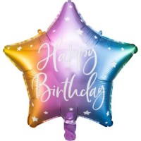 Balon PartyDeco Happy Birthday 40cm (FB93-000)