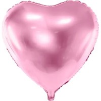 Balon PartyDeco Heart 61cm Light Pink (FB23M-081J)