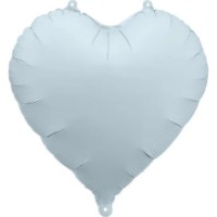 Balon PartyDeco Heart Matte Light Blue 45cm (FB9T-093)