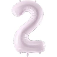 Balon PartyDeco Number 2 72cm Lavender (FB230G-2-014)