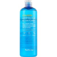 Тоник для лица FarmStay Collagen Water Full Moist All Day Toner 500ml 