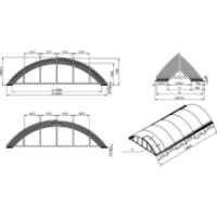 Pavilion pentru piscina Albixon Klasik D (3Z01-25-002D) imaginea #2 — magazin online Desire.md