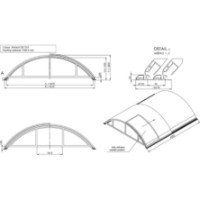 Pavilion pentru piscina Albixon Klasik S (3Z01-09-002D) imaginea #2 — magazin online Desire.md