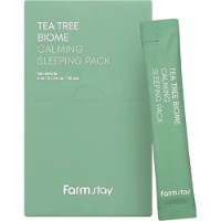 Маска для лица FarmStay Tea Tree Biome Calming Sleeping Pack 4ml 20pcs