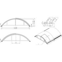 Pavilion pentru piscina Albixon Klasik Clear S (3Z01-26-002D) imaginea #4 — magazin online Desire.md