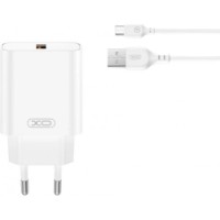 Încărcător XO CE33 + MicroUSB White