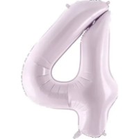 Воздушный шар PartyDeco Number 4 72cm Lavender (FB230G-4-014)