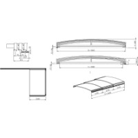 Pavilion pentru piscina Albixon Sydney Clear A (3Z12-13-002D) imaginea #4 — magazin online Desire.md
