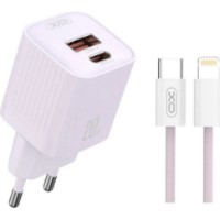 Зарядное устройство XO L147 with Lightning Purple