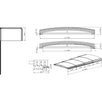 Pavilion pentru piscina Albixon Sydney Clear BD (3Z12-18-002D) imaginea #4 — magazin online Desire.md