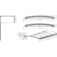 Pavilion pentru piscina Albixon Sydney Clear C (3Z12-16-002D) imaginea #4 — magazin online Desire.md
