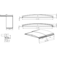 Pavilion pentru piscina Albixon Sydney Clear XS (3Z12-22-002D) imaginea #9 — magazin online Desire.md