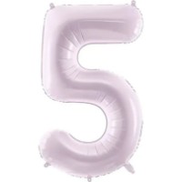 Balon PartyDeco Number 5 72cm Lavender (FB230G-5-014)