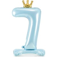 Balon PartyDeco Number 7 84cm Sky Blue (FB126M-7-011)